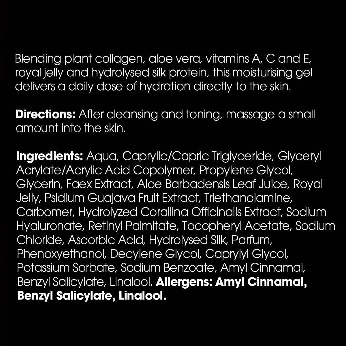 Active Moisturising Facial Gel