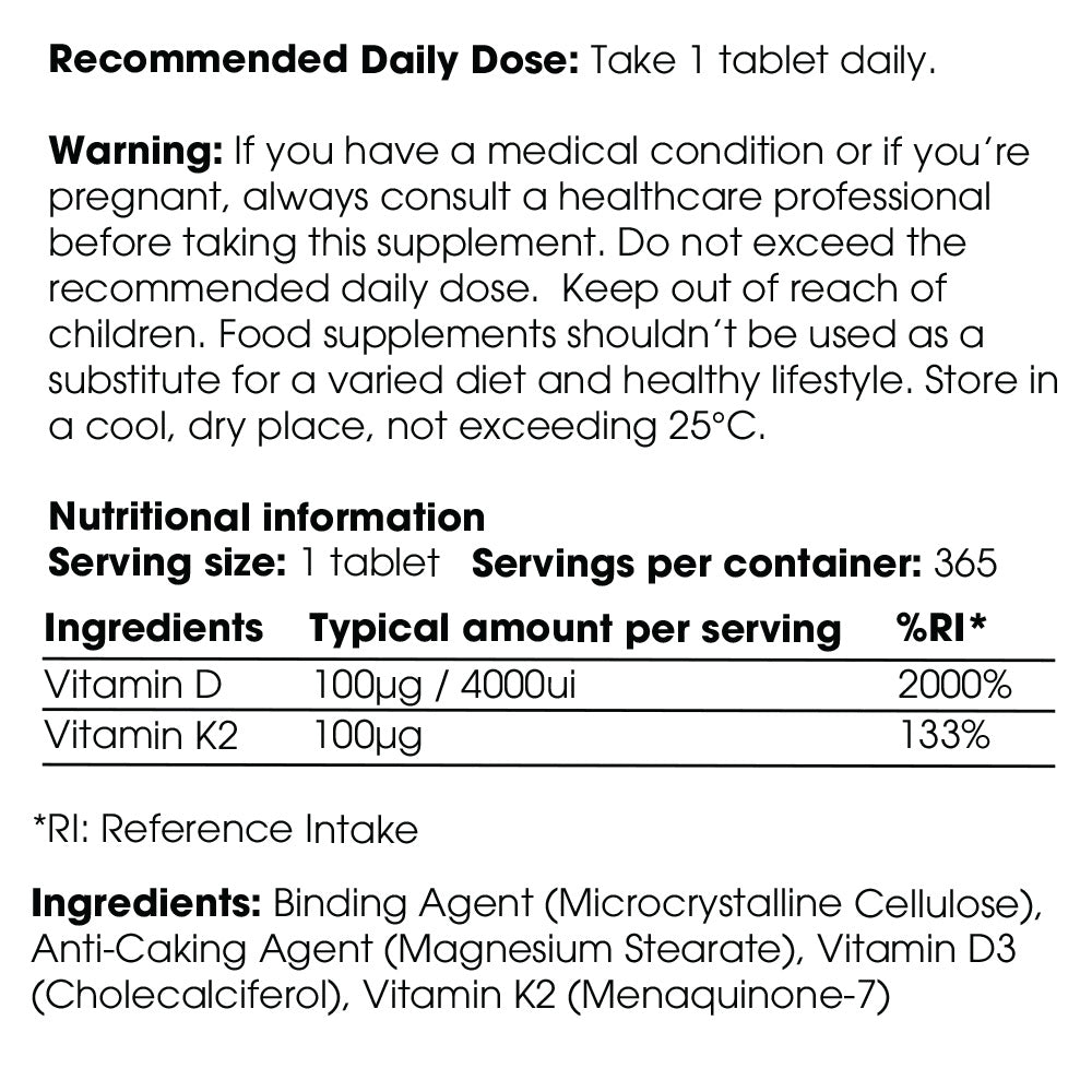 Active Vitamin D3+K2